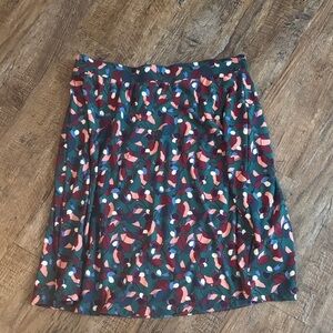 Leota Multicolor A-Line Skirt MEDIUM